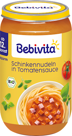 Menü Schinkennudeln in Tomatensauce, ab dem 12. Monat, 250 g