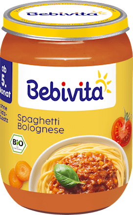 Menü Spaghetti Bolognese ab dem 5. Monat, 190 g