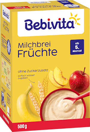 Milchbrei Früchte ab dem 5. Monat, 500 g
