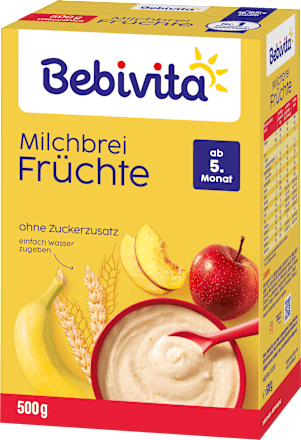 Milchbrei Früchte ab dem 5. Monat, 500 g