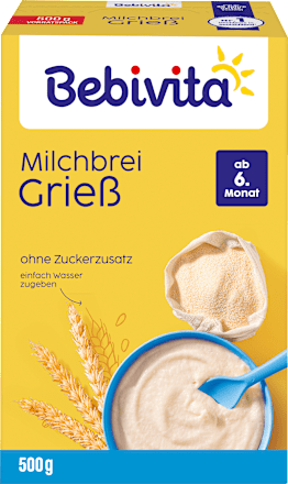 Milchbrei Grieß ab dem 6. Monat, 500 g