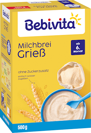 Milchbrei Grieß ab dem 6. Monat, 500 g