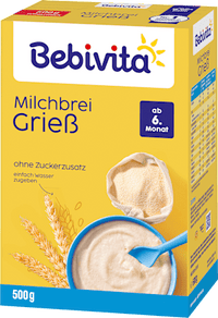 Milchbrei Grieß ab dem 6. Monat, 500 g