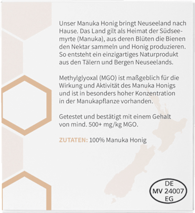 Manuka Honig MGO 500+, 140 g