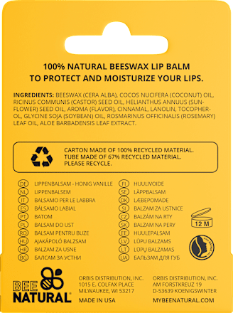Lipverzorging Honing Vanille, 4,2 g
