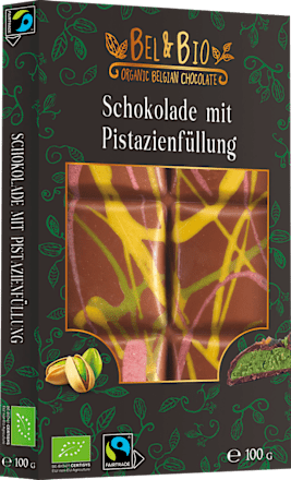 Schokolade mit Pistazienfüllung, 100 g