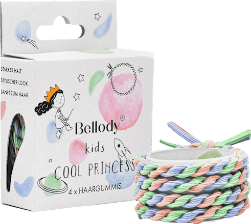 Haargummis Kids Edition Cool Princess, 4 St Bellody