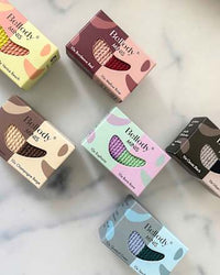 Haarelastiekjes mini bruin &amp; beige, 20 stuks