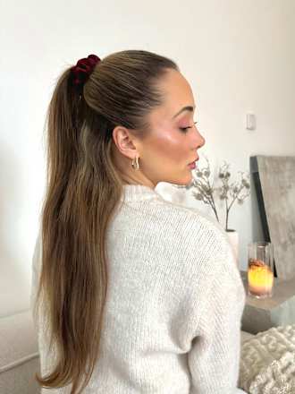 Scrunchie Bordeaux Red, 1 St