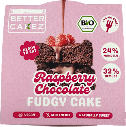Raspberry Chocolate Fudgy Cake, 105 g