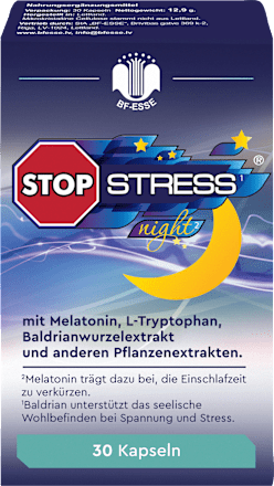 Stop Stress Nachtcapsules, 30 stuks, 15,6 stuks