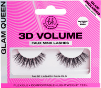 Künstliche Wimpern 3D Volume Glam Queen (1 Paar), 1 g bh cosmetics