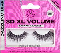 Künstliche Wimpern 3D XL Volume Dazzling Diva (1 Paar), 1 g bh cosmetics