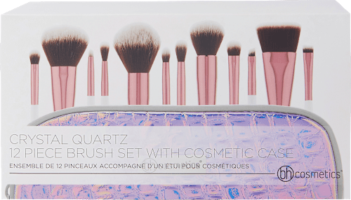 Pinselset Crystal Quartz 12tlg mit Kosmetiktasche, 1 St bh cosmetics