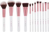 Pinselset Crystal Quartz 12tlg mit Kosmetiktasche, 1 St bh cosmetics