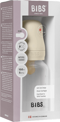 Babyfles latex crème, vanaf de geboorte, 150 ml, 1 st.
