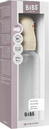 Babyfles siliconen crème, vanaf de geboorte, 270 ml, 1 st.