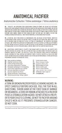 Fopspeen Kleur Latex anatomisch, groen/crème, maat 1, vanaf geboorte, 2 stuks