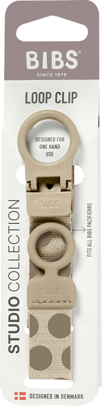 BIBS Schnullerband braun, 1 St