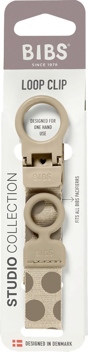 BIBS Attache-sucette marron, 1 pce