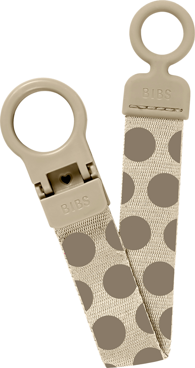 BIBS Schnullerband braun, 1 St