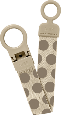 BIBS Schnullerband braun, 1 St
