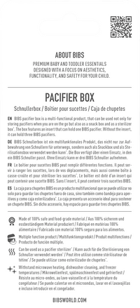 BIBS Schnullerbox braun, 1 St