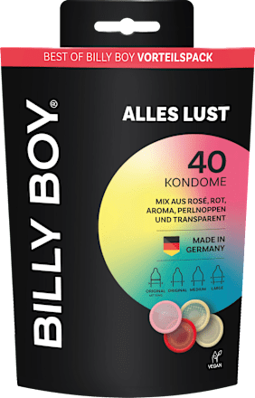 Kondome Alles Lust, Breite 52mm bis 56mm, 40 St