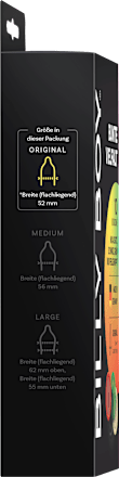 Kondome Bunte Vielfalt, Breite 52 mm, 10 St