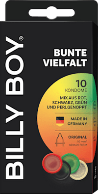 Kondome Bunte Vielfalt, Breite 52 mm, 10 St