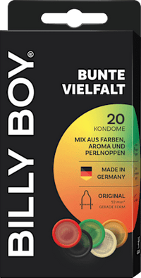 Kondome Bunte Vielfalt, Breite 52 mm, 20 St