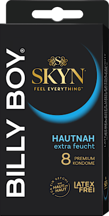 Kondome Hautnah extra feucht, latexfrei, Breite 53mm, 8 St