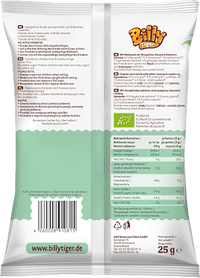 Kindersnack Maisringe mit Hirse, Banane und Himbeere, ab 8 Monaten, 25 g