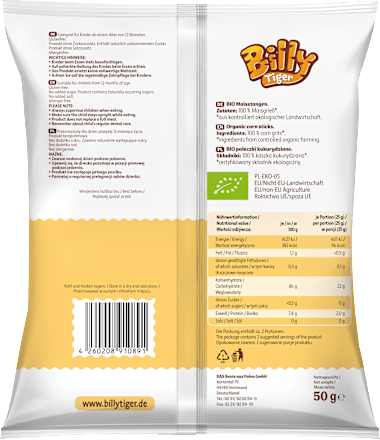 Kindersnack Maisstangen ab 1 Jahr, 50 g