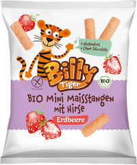 Kindersnack Mini Maisstangen mit Hirse Erdbeere ab 3 Jahren, 30 g