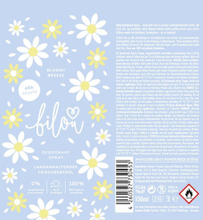 Bloomy Breeze deodorantspray, 150 ml