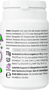 Kaugummi, Party Mix, zuckerfrei (30 Stück), 72 g
