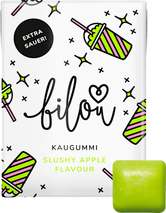 Kaugummi, Slushy Apple Flavour, zuckerfrei (10 Stück), 24 g