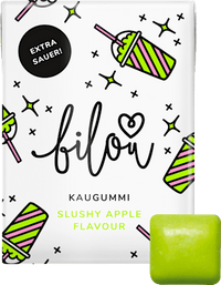 Kaugummi, Slushy Apple Flavour, zuckerfrei (10 Stück), 24 g