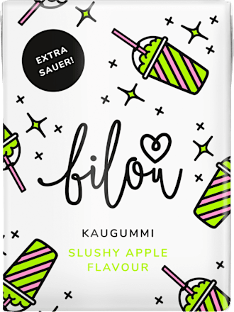 Kaugummi, Slushy Apple Flavour, zuckerfrei (10 Stück), 24 g
