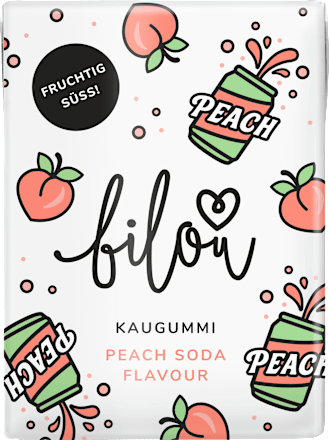 Kaugummi Soda Peach, 24 g