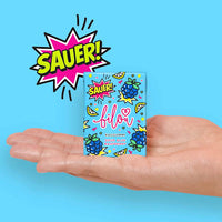 Kaugummi, Sour Blue Raspberry, 24 g
