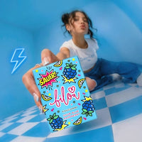 Kaugummi, Sour Blue Raspberry, 24 g