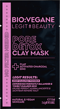 Gesichtsmaske Pore Detox Clay Mask (2x5 ml), 10 ml BIO:VEGANE