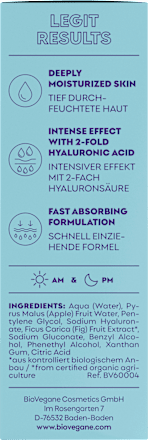 Serum Intense Hydrate, 15 ml BIO:VEGANE