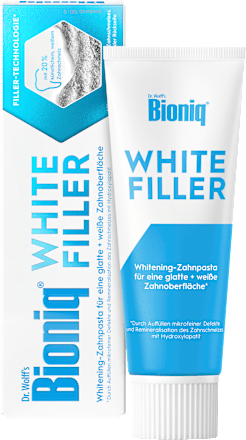 Witte vulmiddel tandpasta, 75 ml