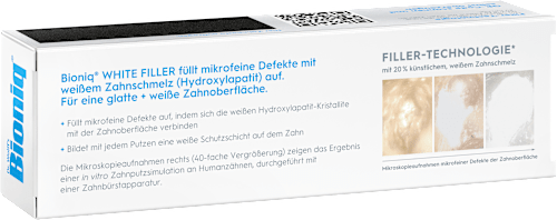 Witte vulmiddel tandpasta, 75 ml