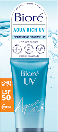 Gesichtsfluid aqua rich UV, LSF 50, 50 ml
