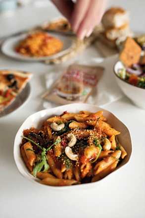 Mein Käshew Pasta Topping, Chili & Knoblauch, 50 g