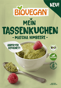BIOVEGAN Mein Tassenkuchen, Matcha Himbeere, 55 g